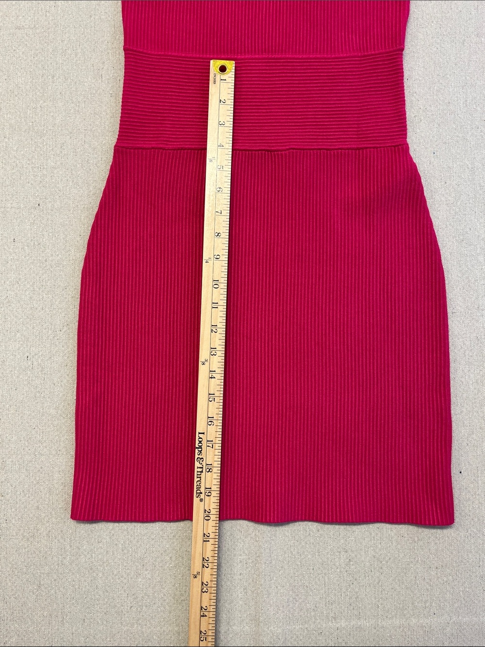 House of Harlow 1960 Pink Ribbed Bodycon Midi Dress Medium - Picture 8 of 12